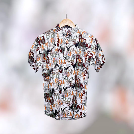 1 Pc Men's Dhanak Printed Shirt