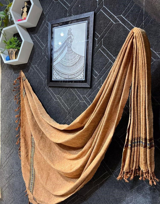 1 Pc Men's Velvet Woolen Plain Shawl