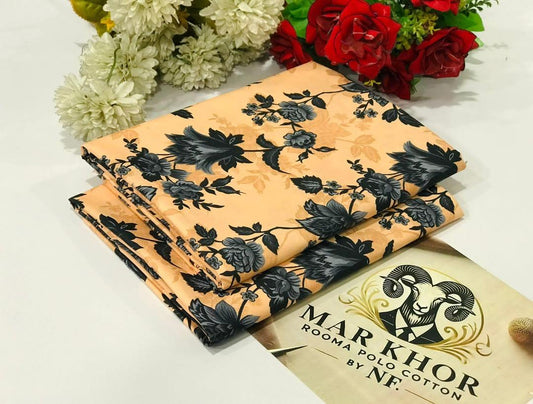 2 Pcs Women's Unstitched Printed Suit