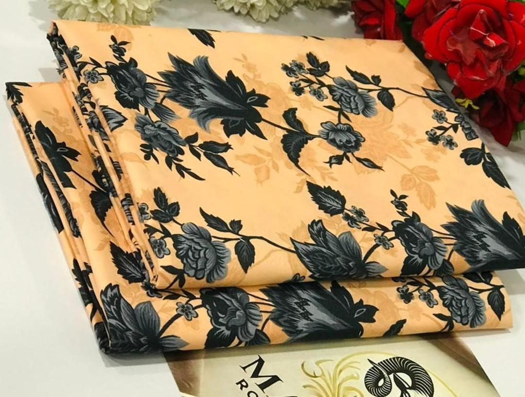 2 Pcs Women's Unstitched Printed Suit