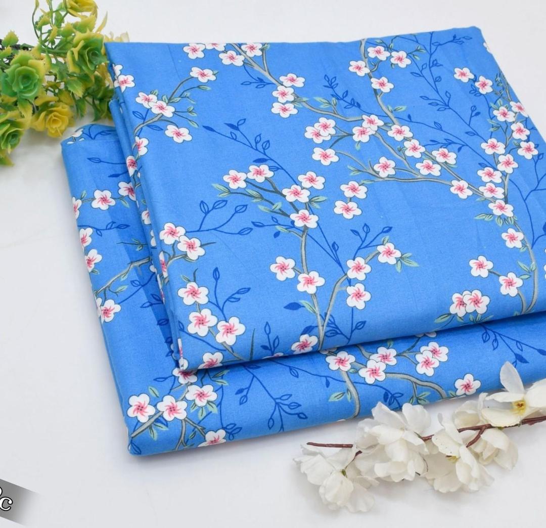 2 Pcs Women's Unstitched Printed Suit