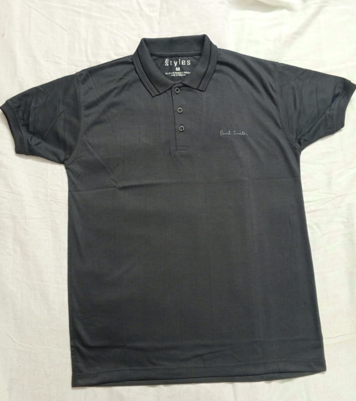 Men's Cotton Polo Shirt Classic Collar Style