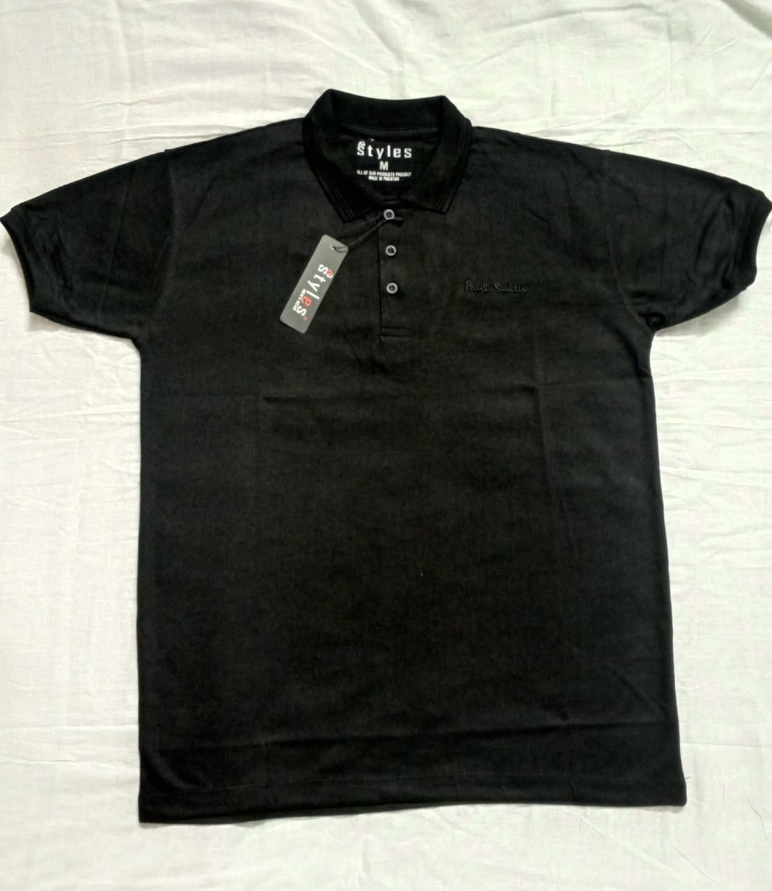 Men's Cotton Polo Shirt Classic Collar Style