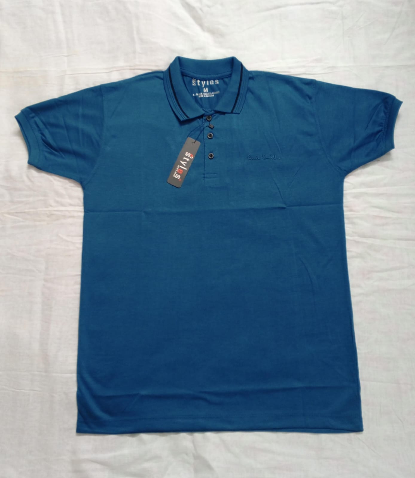 Men's Cotton Polo Shirt Classic Collar Style